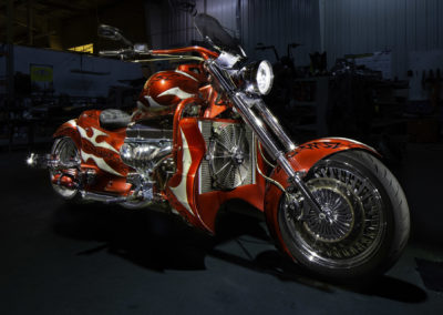 Light Painting Motorcycle Fine Art Photography